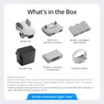 DJI Mini 4K Fly More Combo, Drone with 4K UHD Camera for Adults, Under 249 g, 3-Axis Gimbal Stabilization, 10km Video Transmission, Auto Return, 3 Batteries for 93-Min Max Flight Time - Image 3
