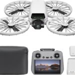 DJI Flip Fly More Combo With RC 2 Screen Remote Controller, Drone With 4K UHD Camera for Adults, Palm Takeoff, Auto Return, Intelligent Flight, 3 Batteries for 93-Min Flight Time