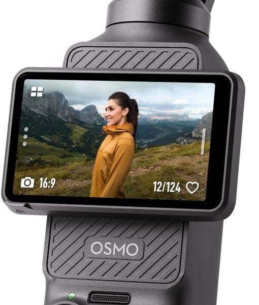 DJI Osmo Pocket 3, Vlogging Cameras with 1'' CMOS & 4K/120fps Vlog Camera, 3-Axis Stabilization, Fast Focusing, Face/Object Tracking