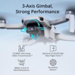 DJI Mini 4K Fly More Combo, Drone with 4K UHD Camera for Adults, Under 249 g, 3-Axis Gimbal Stabilization, 10km Video Transmission, Auto Return, 3 Batteries for 93-Min Max Flight Time - Image 7