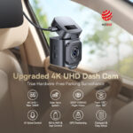 Baseus PrimeTrip VD1 Pro Dash Cam Lithium Battery 4K+1080p - Image 6