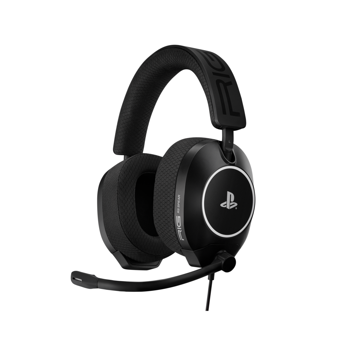 RIG R5 SPEAR PRO HS Wired Gaming Headset Officially Licensed for PlayStation, PS5, PS4, PC - 40mm Graphene Drivers, Optimized for Tempest 3D Audio, Flip-to-Mute Mic, Memory Foam Cushions, 3.5mm - Black - Image 12