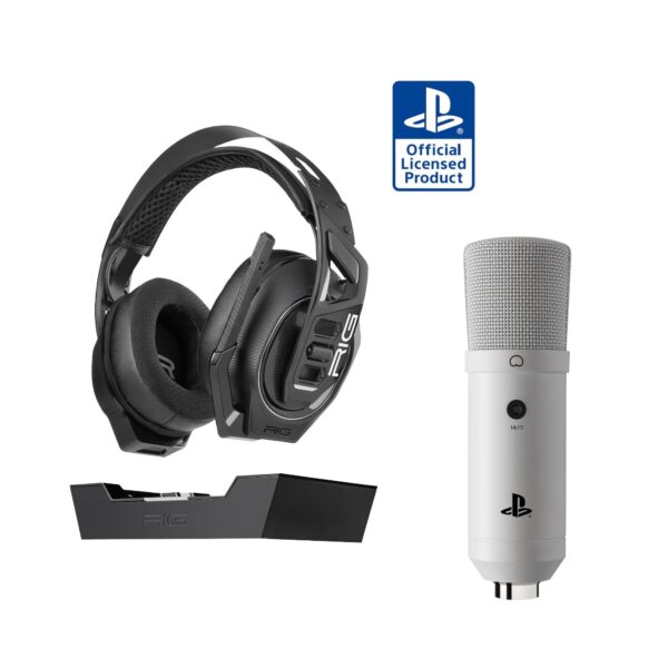 RIG 900 MAX HS Wireless Headset Officially Licensed for PlayStation - Includes FREE RIG M100 Streaming Microphone