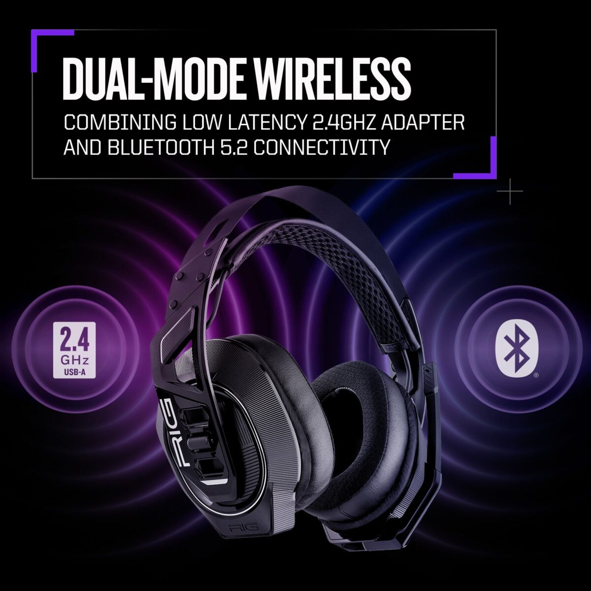 RIG 900 MAX HX Universal Dual Wireless Gaming Headset with 2.4GHz / Bluetooth Officially Licensed for Xbox Series X|S, Xbox One, PC - Image 4