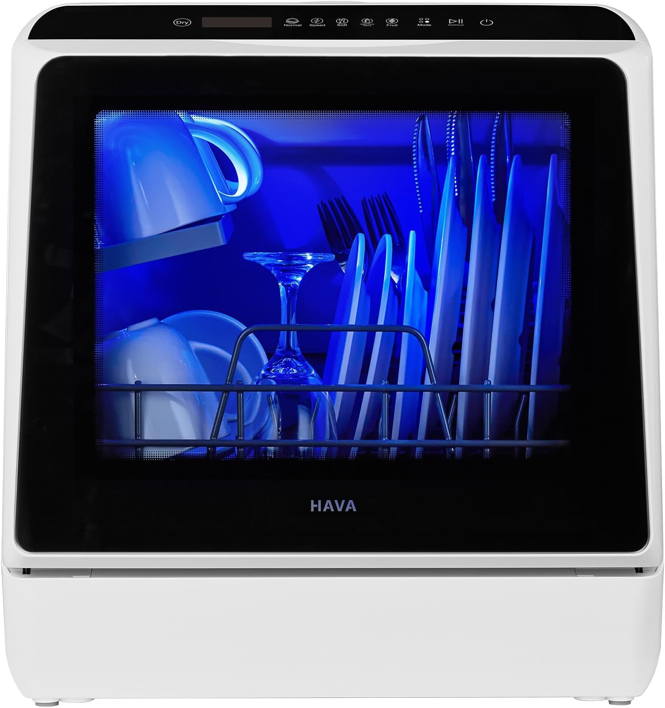 1-a0103b HAVA Countertop Dishwasher, 6 Programs Portable Dishwashers with 5L Built-in Water Tank, No Hookup Needed, Baby Care & Air-Drying Function for Apartments and RVs - Image 1