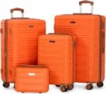 AAIVV 4 Piece Luggage Set Expandable ABS Travel Suitcase Set TSA Lock Hardshell Durable Lightweight Traveling Luggage Sets Gift for Back to School (Amy Green, 28in26in20in13in) - Image 14