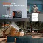 Jackery Solar Generator 1000 v2 with 200W Solar Panel,1070Wh Portable Power Station LiFePO4 Battery,1500W AC/100W USB-C Output, 1Hr Fast Charge for Outdoor,Off-Grid Living,RV,Emergency - Image 5