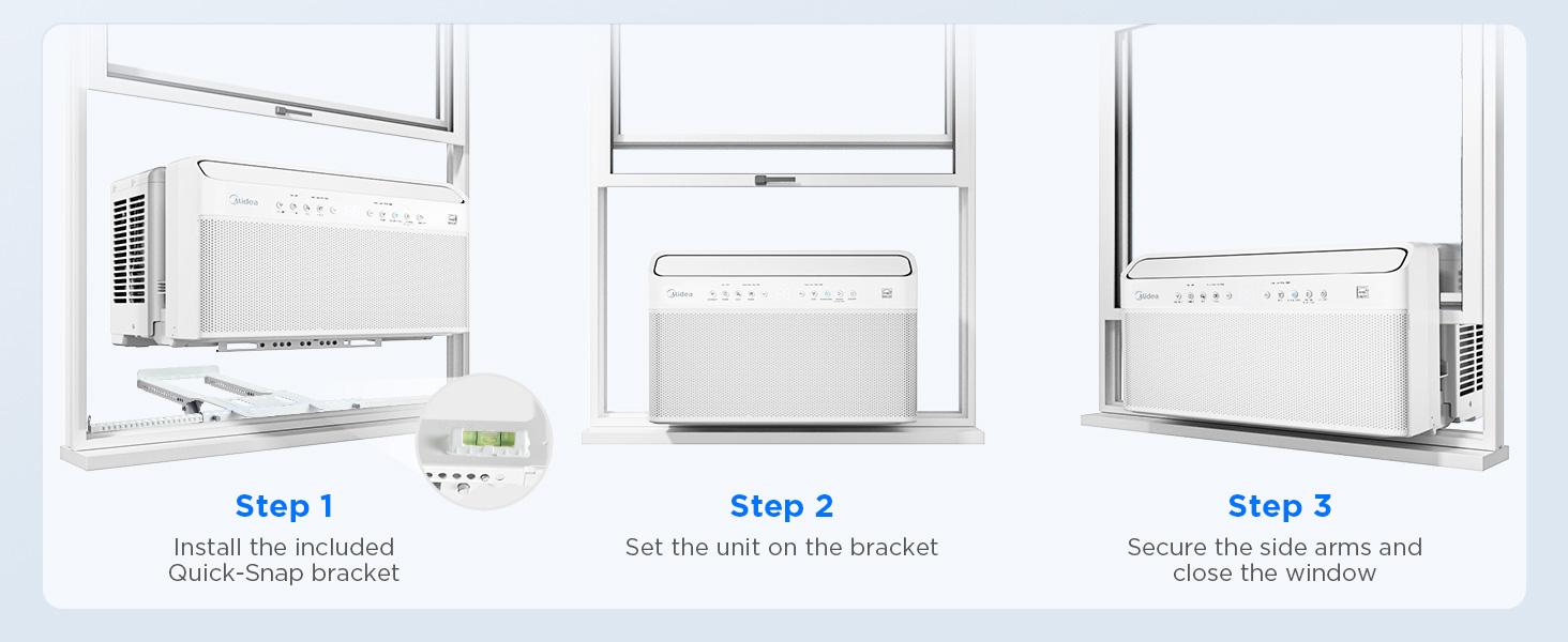 Midea U Shaped Smart Inverter Window Air Conditioner
