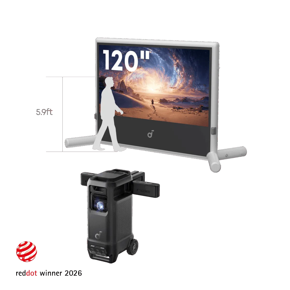 soundcore Nebula X1 Pro 4K Projector | World's First Mobile Theater Station - Image 10