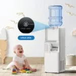 Antarctic Star 3-in-1 Hot and Cold Water Cooler Dispenser with Built-in Ice Maker, for 3 to 5 Gallon Bottle Water Dispenser，with Child Safety Lock，Includes 5-Gallon Water Jug - Image 3