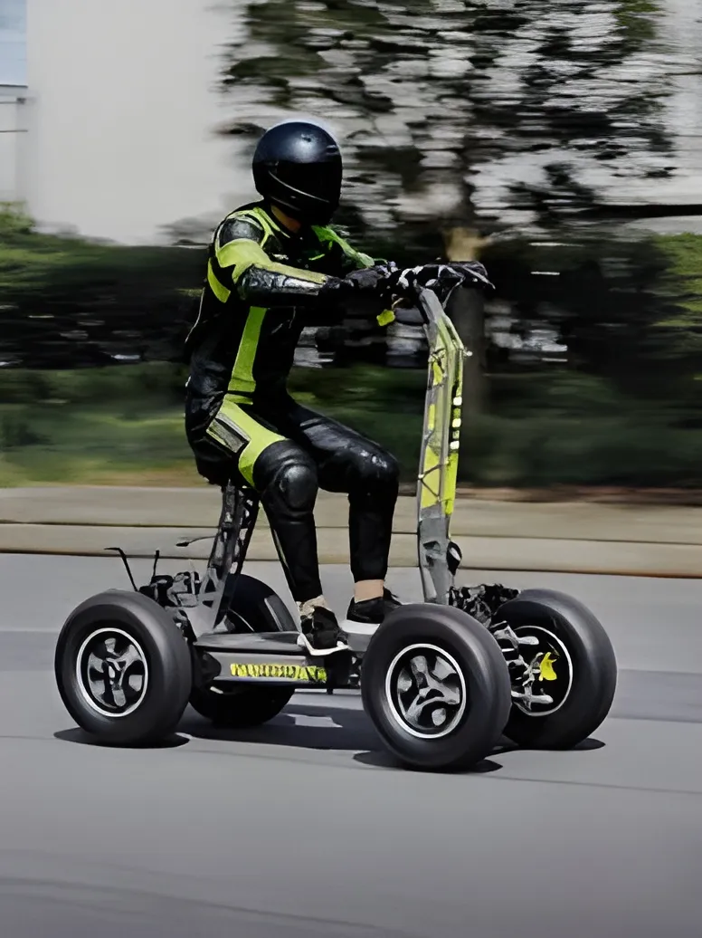 LANGFEITE GT4S 4X4 ALL WHEEL DRIVE STAND-UP ELECTRIC ATV SCOOTER - Image 4