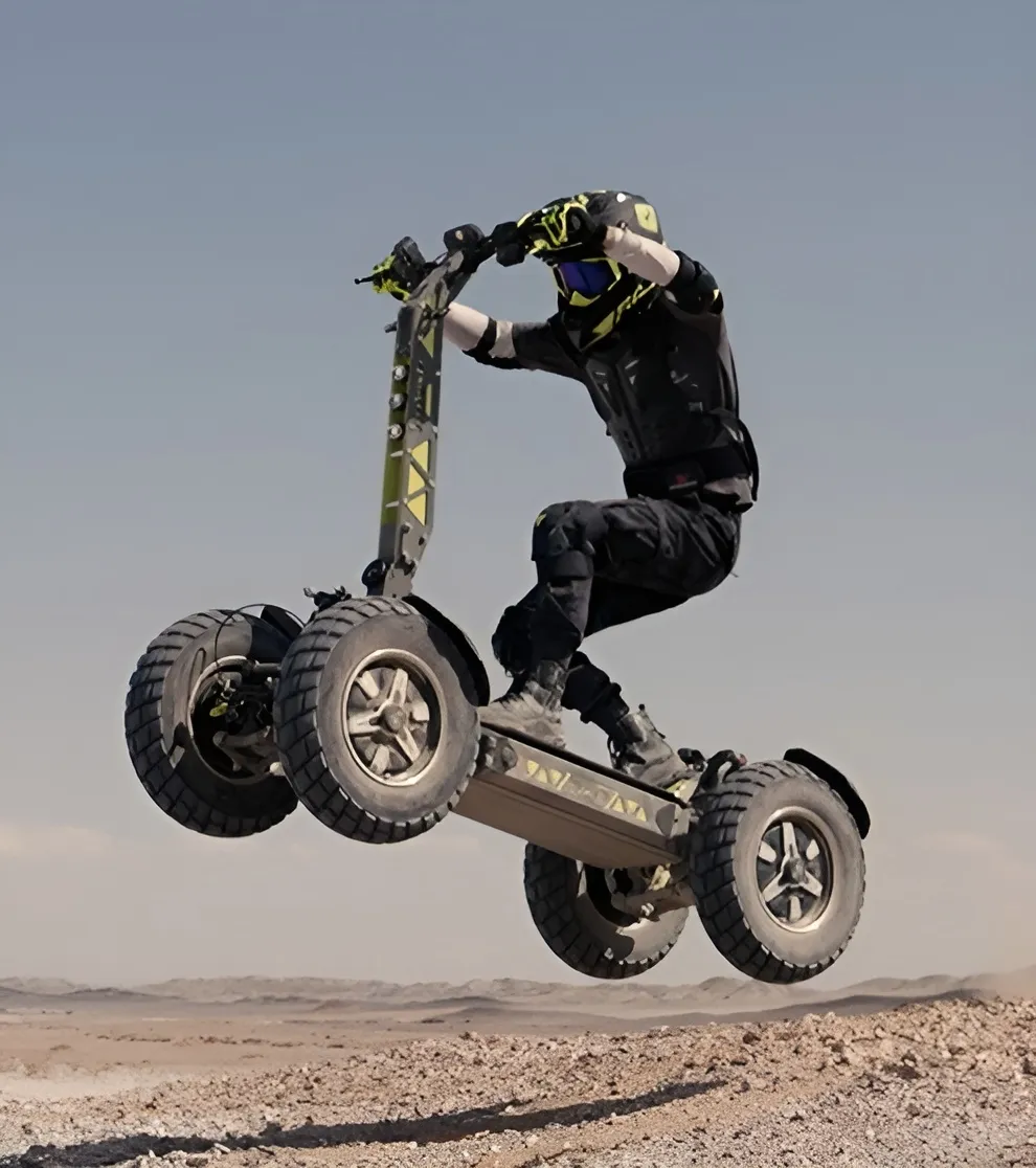 LANGFEITE GT4S 4X4 ALL WHEEL DRIVE STAND-UP ELECTRIC ATV SCOOTER - Image 3