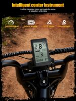 ESKUTE V100 Electric Bike for Adults, Electric Dirt Bike 1500W Peak Motor, All Terrain Dual Suspension E Bike 20+MPH Top Speed, Ebike Up to 60 Miles Range, 16" Fat Tire, 48V13Ah Battery, 7-Speed - Image 8