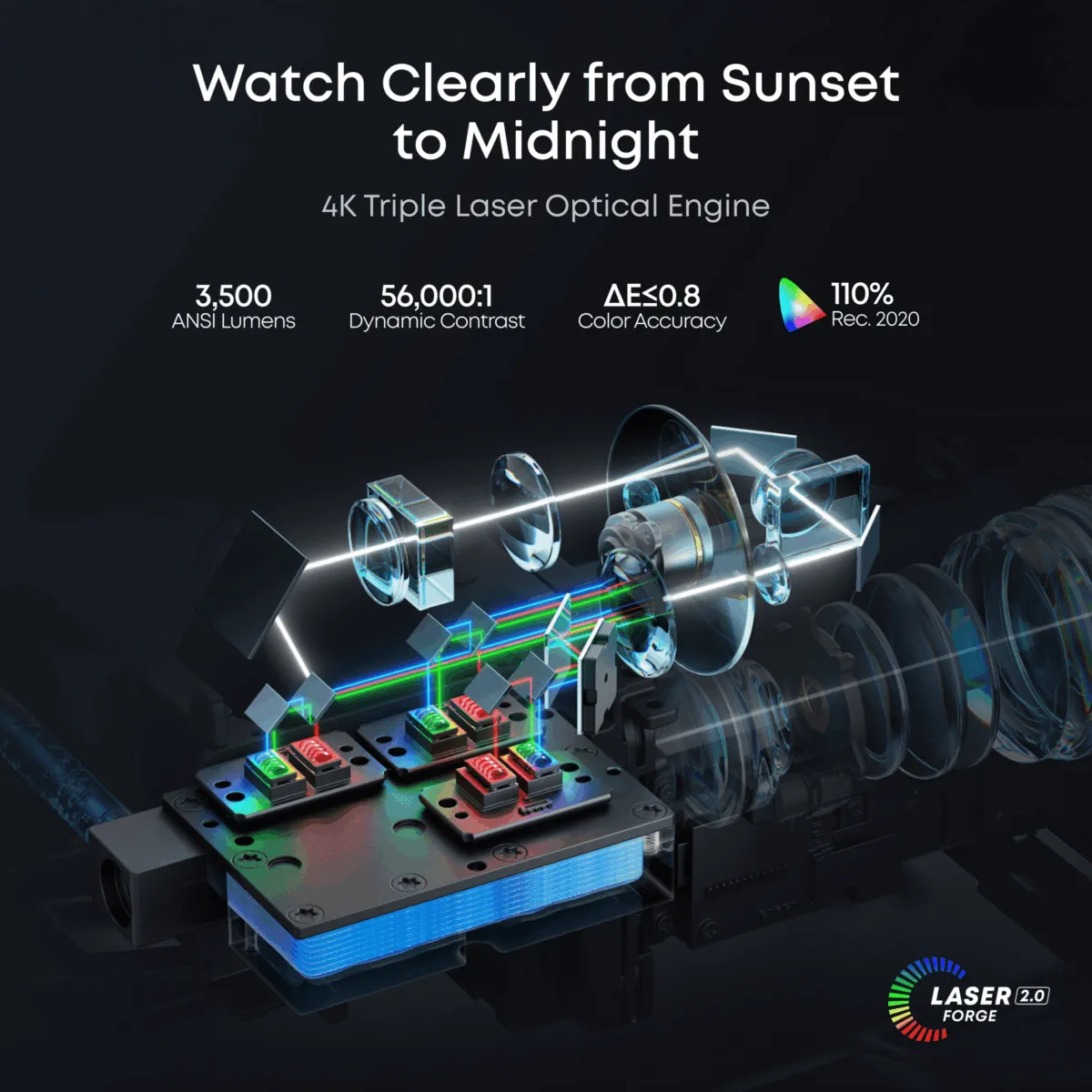 soundcore Nebula X1 Pro 4K Projector | World's First Mobile Theater Station - Image 5