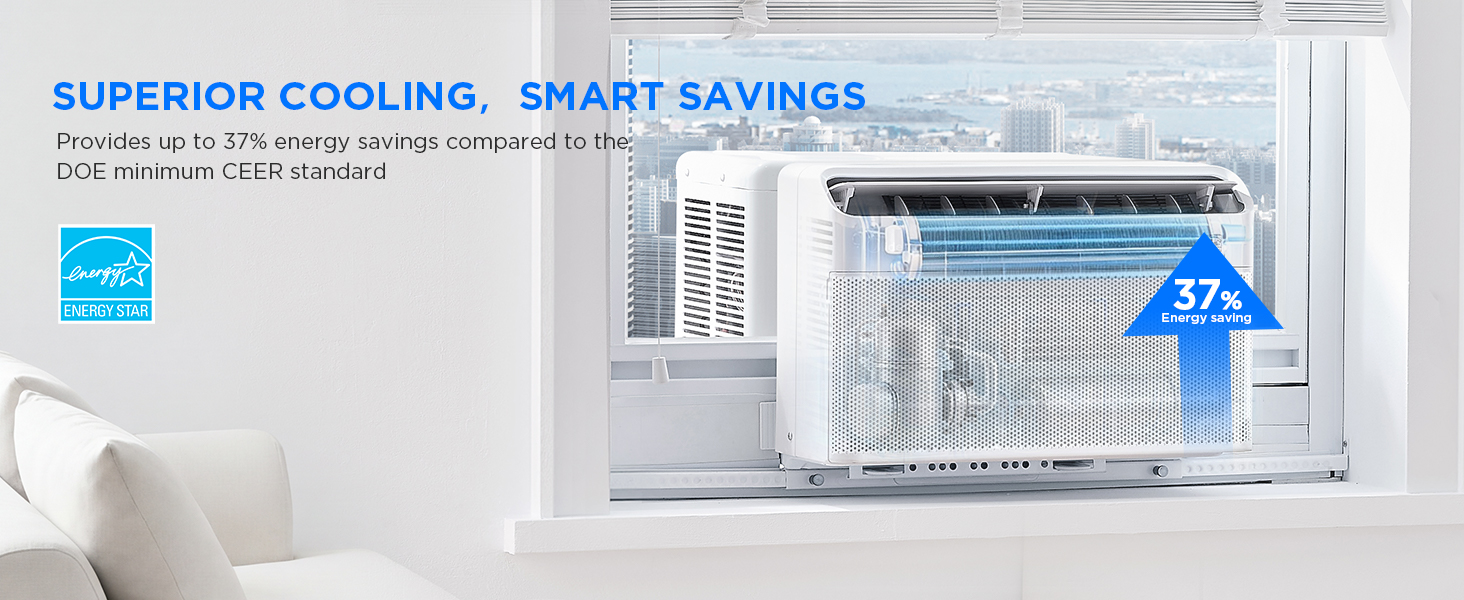 Midea U Shaped Smart Inverter Window Air Conditioner