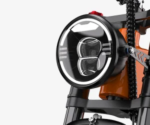 Enhances safety with powerful illumination to increase visibility and confidence when riding in low-light conditions.